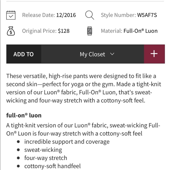 Lululemon Wunder Under HR Leggings - Picture 10 of 11